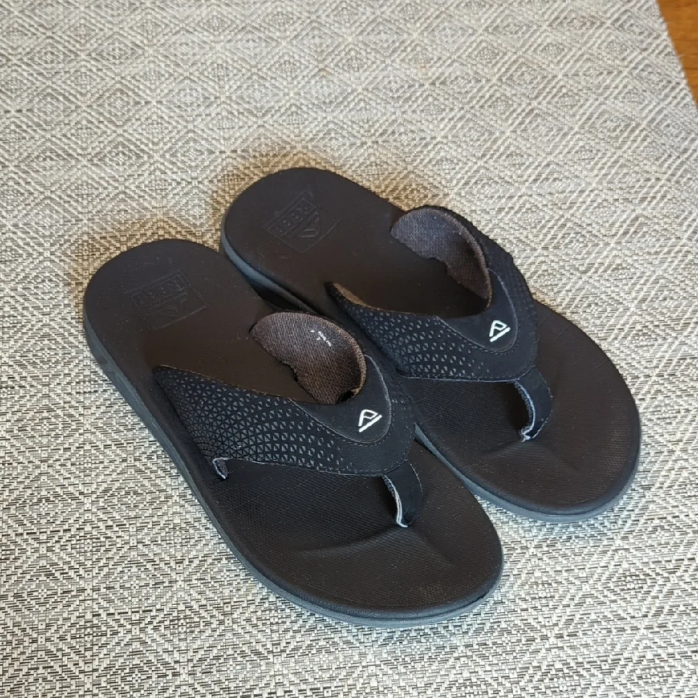 Men's Reef Rover Black Flip Flops